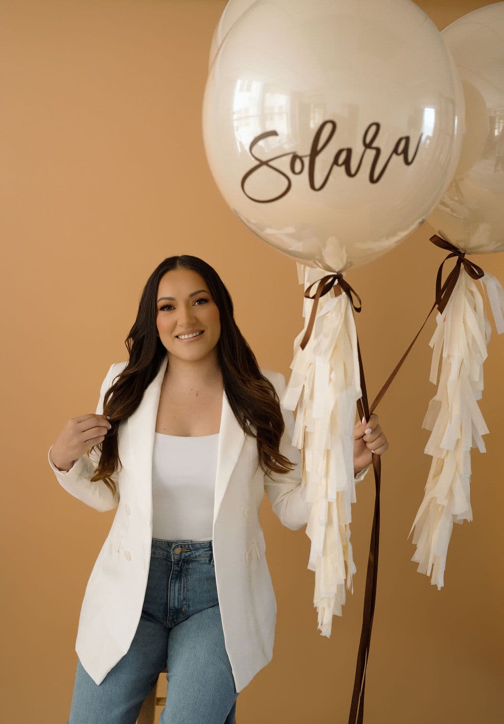 Corporate event marquee letters welcoming guests at registration